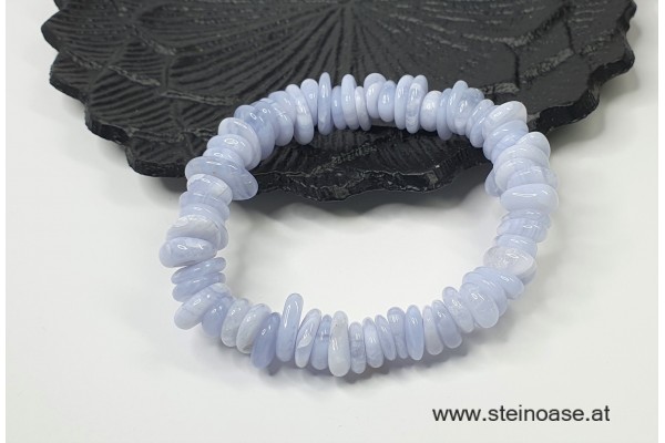 Armband Chalcedon Button 10mm